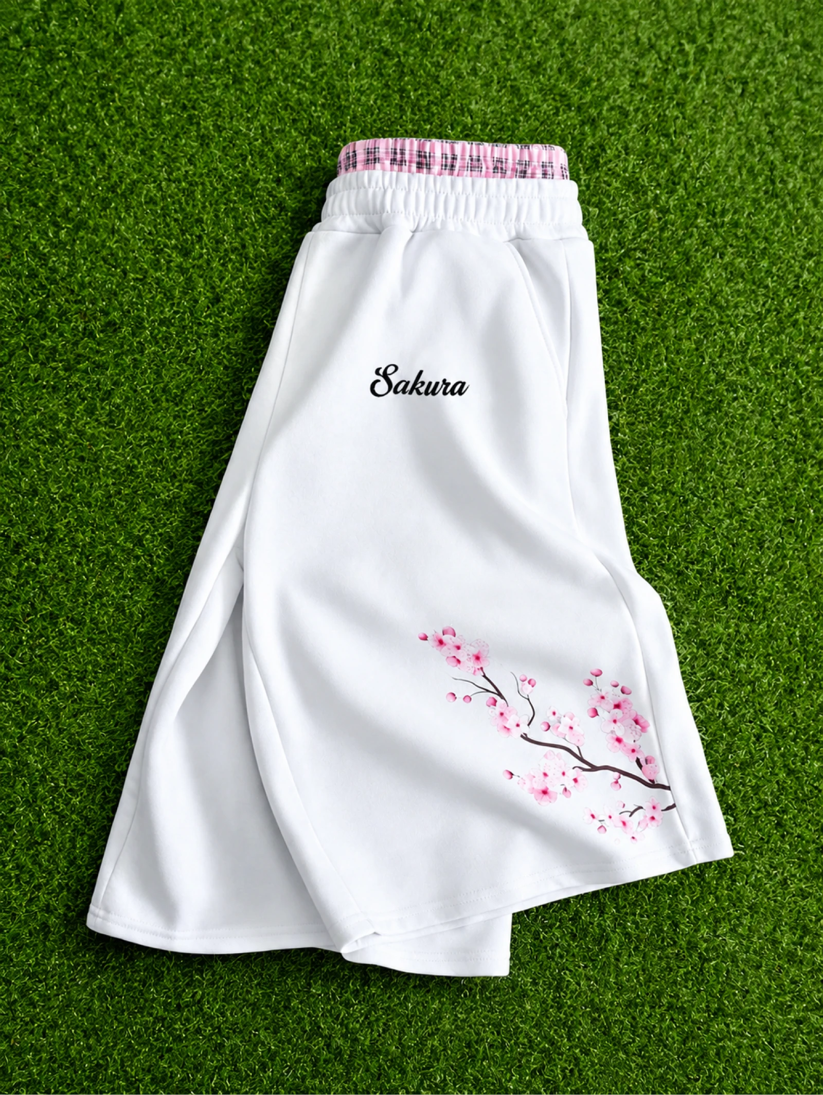 Short Sakura Blanc Y2K Neuf Jamais Porté Taille S – photo 3